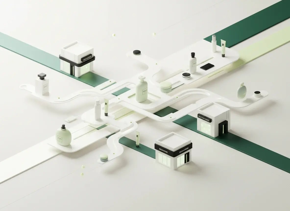 Firefly_Eine futuristische, leichte, hochauflösende Illustration, die eine einheitliche digitale Plattform darstellt 408470